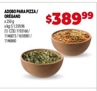Makro Adobo Para Pizza/ Oregano oferta