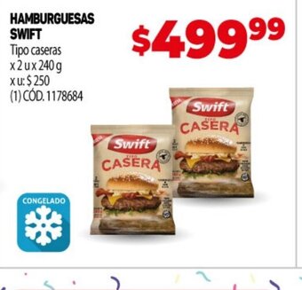 Makro Hamburguesas Swift oferta
