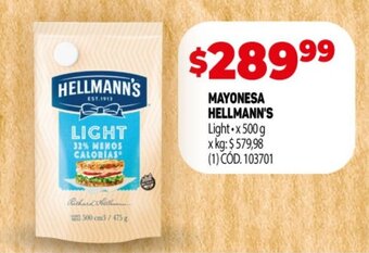 Makro Mayonesa Hellmann's oferta