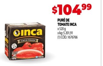 Makro Pure De Tomate Inca oferta