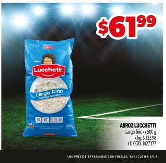 Makro Arroz Lucchetti oferta