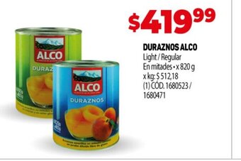 Makro Duraznos Alco oferta