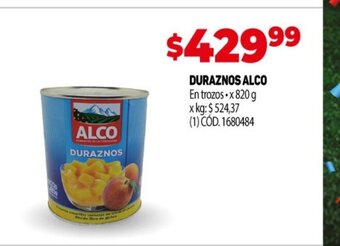 Makro Duraznos Alco oferta