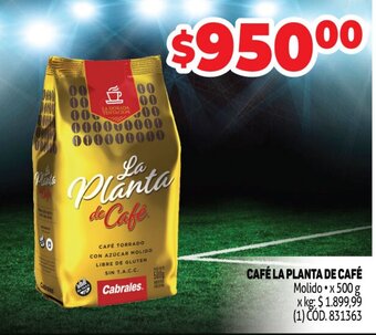 Makro Cafe La Planta De Cafe oferta