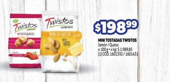 Makro Mini Tostadas Twistos oferta