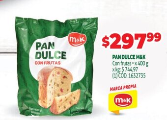 Makro Pan Dulce M&k oferta