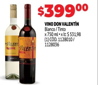 Makro Vino Don Valentin oferta