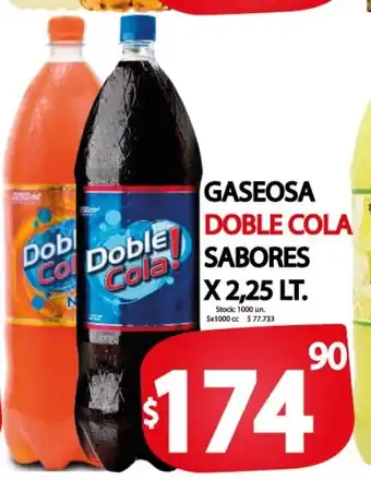 Supermercados Mariano Max Gaseosa Doble Cola Sabores x 2.25lt oferta