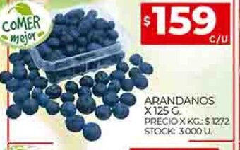 Supermercados DIA Arandanos x 125 G oferta