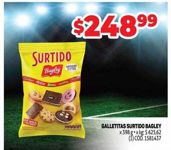 Makro Galletitas surtido bagley oferta