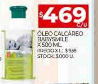 Supermercados DIA Óleo calcáreo babysmile oferta