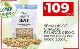 Supermercados DIA Semillas de girasol peladas oferta