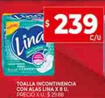 Supermercados DIA Toalla incontinencia con alas lina oferta