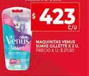 Supermercados DIA Maquinitas venus suave gillette oferta