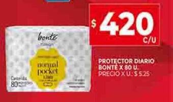 Supermercados DIA Protector diario bonté oferta
