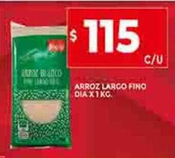 Supermercados DIA Arroz largo fino dia oferta