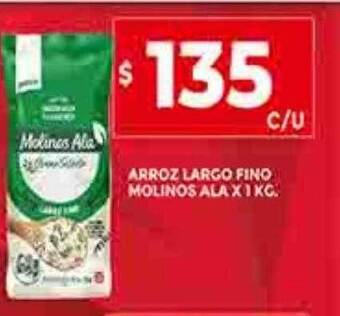 Supermercados DIA Arroz largo fino molinos ala oferta