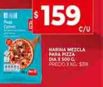 Supermercados DIA Harina mezcla para pizza dia oferta