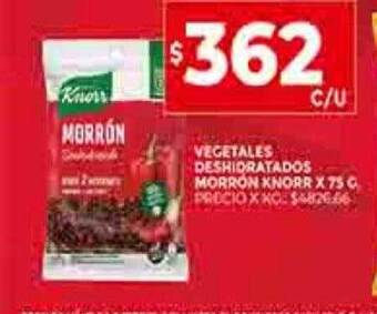 Supermercados DIA Vegetales deshidratados morrón knorr oferta