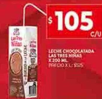 Supermercados DIA Leche chocolatada las tres niñas oferta
