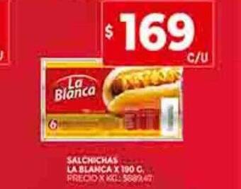 Supermercados DIA Salchichas la blanca oferta