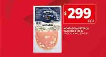 Supermercados DIA Mortadela feteada cagnoli oferta