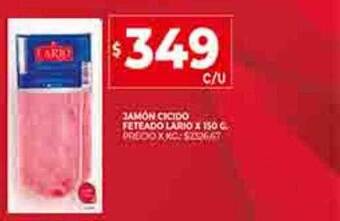 Supermercados DIA Jamón cicido feteado lario oferta
