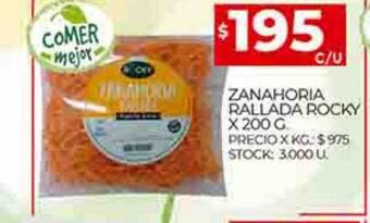 Supermercados DIA Zanahoria rallada rocky oferta