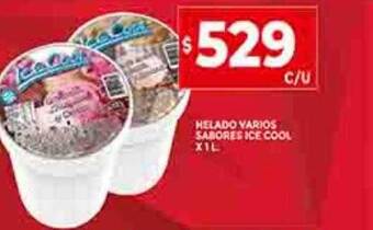 Supermercados DIA Helado varios sabores ice cool oferta