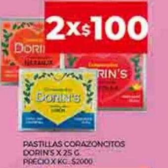 Supermercados DIA Pastillas corazoncitos dorin's oferta
