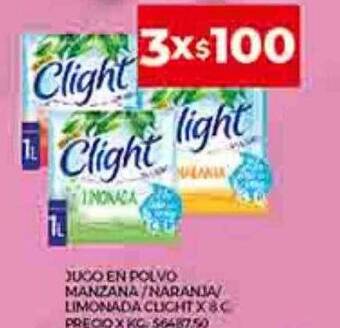 Supermercados DIA Jugo en polvo manzana naranja limonada clight oferta