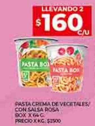 Supermercados DIA Pasta crema de vegetales con salsa rosa oferta