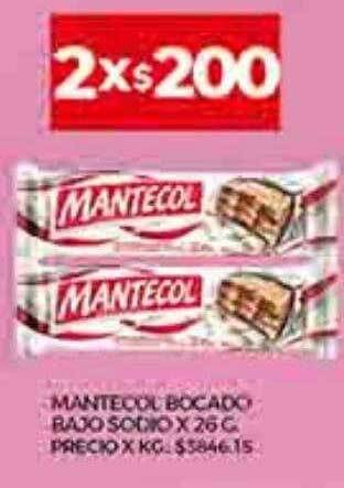 Supermercados DIA Mantecol bocado bajo sodio oferta