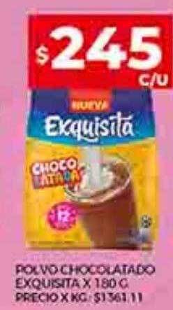 Supermercados DIA Polvo chocolatado exquisita oferta
