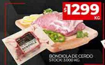 Supermercados DIA Bondiola de cerdo oferta