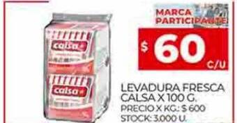 Supermercados DIA Levadura fresca calsa oferta