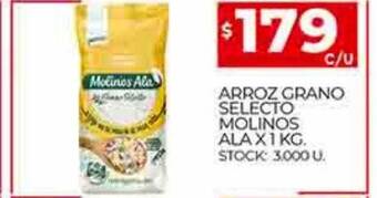 Supermercados DIA Arroz grano selecto molinos ala oferta