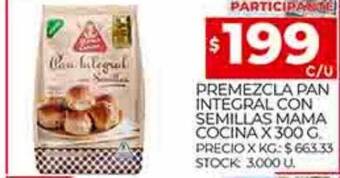 Supermercados DIA Premezcla pan integral con semillas mama cocina oferta