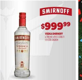 Makro Vodka smirnoff oferta