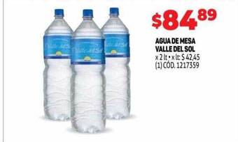 Makro Agua de mesa valle del sol oferta