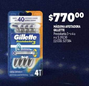Makro Máquina afeitadora gillette oferta