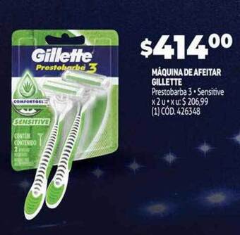 Makro Máquina de afeitar gillette oferta