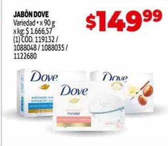 Makro Jabon dove oferta