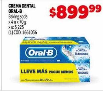 Makro Crema dental oral-b oferta
