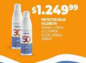 Makro Protector solar villeneuve oferta