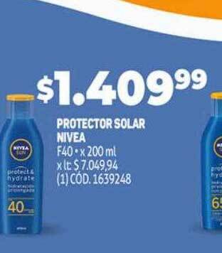 Makro Protector solar nivea oferta