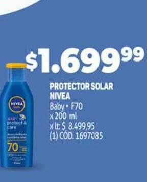 Makro Protector solar nivea oferta