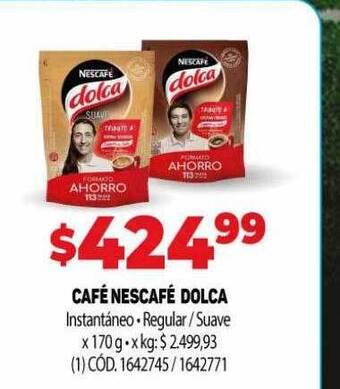 Makro Café nescafé dolca oferta