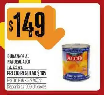 Supermercados Vea Duraznos Al Natural Alco Lat 820 Grs oferta