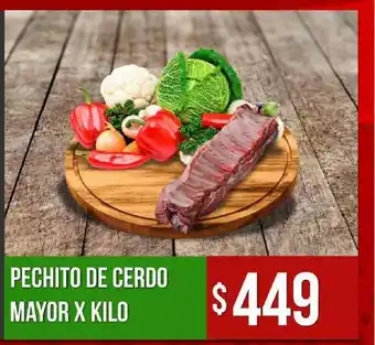 Supermercados Mayor Pechito De Cerdo Mayor X Kilo oferta